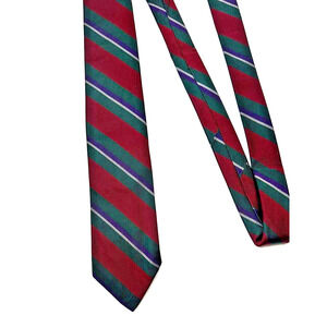 LNWOT POLO‎ Ralph Lauren Silk Tie Vintage Striped Thick Silk Tie 56" L 3"W